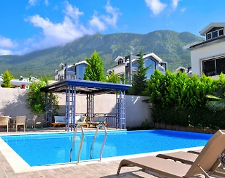 Fethiye Ölüdeniz'de Gözalıcı Mimarili, Özel Havuzlu, 4+1 Villa - 5
