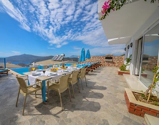 Kaş Bezirgan'da Enfes Deniz Manzaralı, Özel Havuzlu, Konforlu Villa - 5