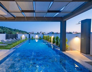 Fethiye Çiftlik'te Doğayla İç İçe, Açık ve Kapalı Havuzlu, Kiralık Villa - 4