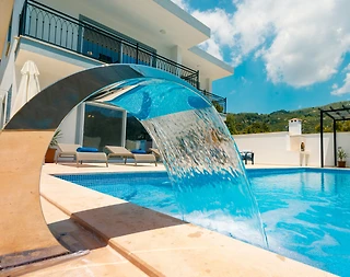 Kaş İslamlar'da Adalar ve Deniz Manzaralı, Özel Havuzlu, Kiralık Villa - 5