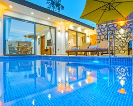 Kaş Bezirgan'da Balayı Çiftlerine Uygun,  Özel Havuzlu, Romantik Villa - 2