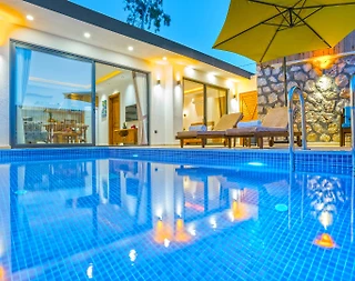 Kaş Bezirgan'da Balayı Çiftlerine Uygun,  Özel Havuzlu, Romantik Villa - 2