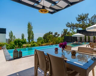 Kalkan İslamlar'da Ultra Lüks, Sonsuzluk Havuzlu, Sinema Odalı Villa - 3