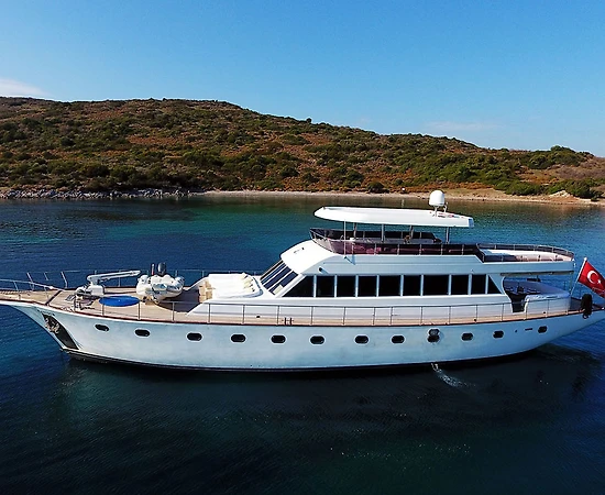 Muğla Bodrum Çıkışlı 27 Metre Uzunluğunda, 9 Kişilik Kiralık Gulet - 1