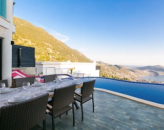 Kalkan Akbel'de Enfes Doğada, Sonsuzluk Havuzlu, Lüks Villa - 5