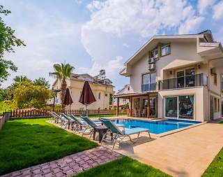 Fethiye'de Çalış Plajına Yakın Konumda, Özel Havuzlu, 4+1, Lüks Villa - 5