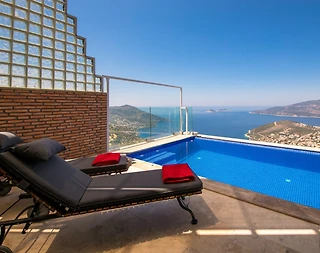 Kalkan Kördere'de Balayı Çiftlerine Uygun, Özel Havuzlu, Kiralık Villa - 2