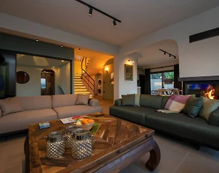 Muğla Fethiye'de Enfes Deniz Manzaralı, Kapalı Havuzlu, Saunalı Villa - 4