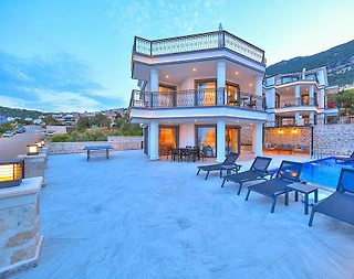 Kaş Kalkan'da Ferah Mimarili, Özel Havuzlu, Jakuzili Villa - 3