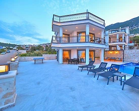 Kaş Kalkan'da Ferah Mimarili, Özel Havuzlu, Jakuzili Villa - 3