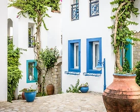 Datça'da Mükemmel Tesis İçerisinde, Ortak Havuzlu, Göz Alıcı Tatil Evi - 3