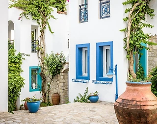 Datça'da Mükemmel Tesis İçerisinde, Ortak Havuzlu, Göz Alıcı Tatil Evi - 3