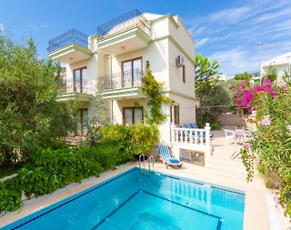 Kaş Kalkan'da Deniz Manzaralı, Özel Havuzlu, Kiralık Villa - 1