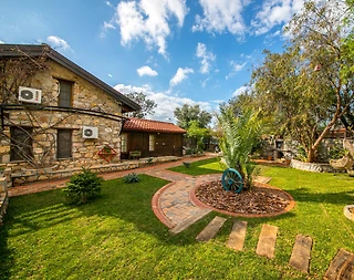 Marmaris Söğüt'te Taş Mimariye Sahip, Özel Havuzlu, Lüks Villa - 1