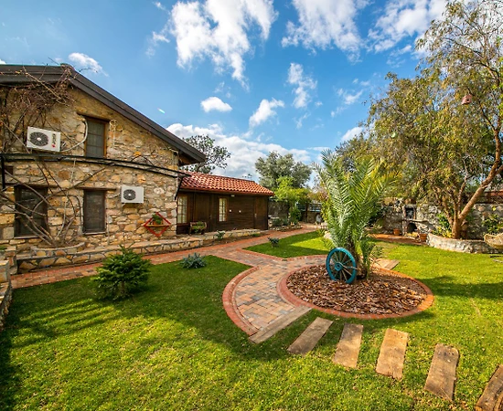 Marmaris Söğüt'te Taş Mimariye Sahip, Özel Havuzlu, Lüks Villa - 1