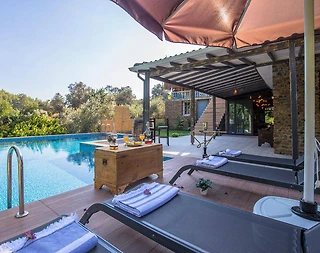 Fethiye İnlice'de Doğayla İç İçe, Özel Havuzlu, Geniş Villa - 5