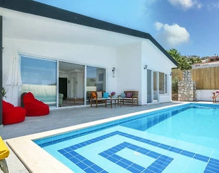 Kaş İslamlar'da Merkezi Konumda, Özel Havuzlu, Balayı Villası - 2