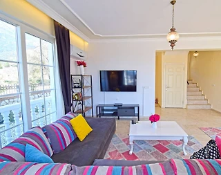 Fethiye Ölüdeniz'de Özel Havuzlu, 8 Kişilik, Konforlu Kiralık Villa - 5