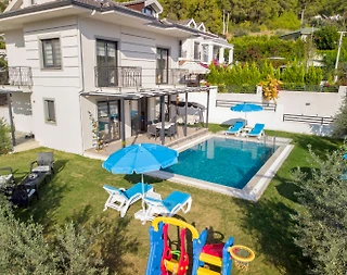 Fethiye Göcek'te Muhteşem Doğa İçerisinde, Özel Havuzlu, Lüks Villa - 5