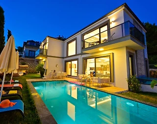 Faralya'da Deniz Manzaralı, Özel Havuzlu, Saunalı, Lüks Villa - 2