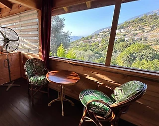 Fethiye Faralya'da Deniz Manzaralı, Isıtmalı Havuzlu, Lüks Villa - 4