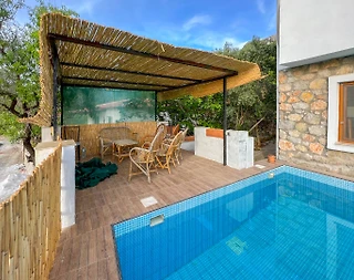 Marmaris Söğüt'te Kalabalık Gruplara Uygun, Özel Havuzlu, Modern Villa - 5