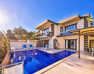 Kaş İslamlar'da Balayı Çiftlerine Uygun, Özel Havuzlu, 4 Kişilik Villa - 5