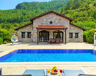 Fethiye Kayaköy'de Doğanın Kalbinde, Özel Havuzlu, Korunaklı Villa - 1