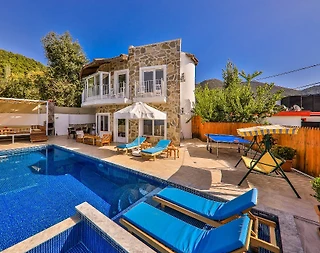 Kaş İslamlar'da Huzur Dolu Doğada, Özel Havuzlu, Jakuzili Villa - 1