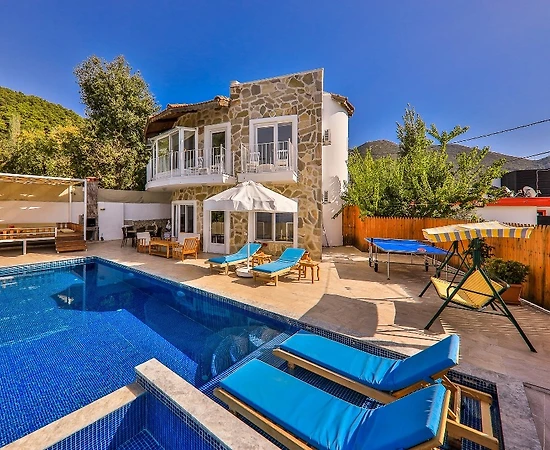 Kaş İslamlar'da Huzur Dolu Doğada, Özel Havuzlu, Jakuzili Villa - 1
