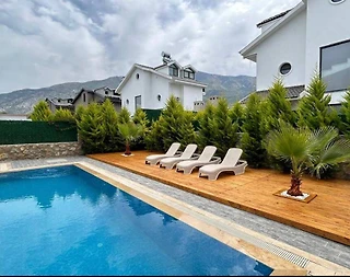 Fethiye Hisarönü'nde Merkezi Konumda, Özel Havuzlu, 8 Kişilik Villa - 5