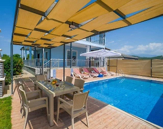 Muğla Seydikemer'de Gözlerden Uzak Konumda, Özel Havuzlu, 4+1 Villa - 4