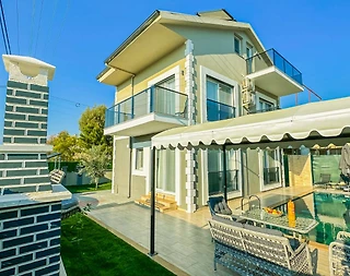 Fethiye Akarca'da Geniş Ailelere Uygun, Özel Havuzlu, Modern Villa - 1