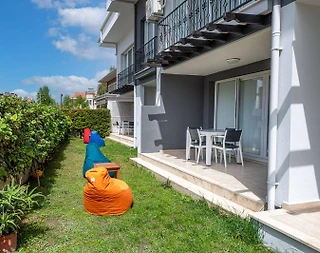 Fethiye Akarca'da Muhteşem Doğada, Ortak Havuzlu, Modern Apart - 1