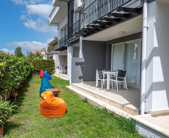 Fethiye Akarca'da Muhteşem Doğada, Ortak Havuzlu, Modern Apart - 1