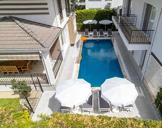 Fethiye Akarca'da Muhteşem Doğada, Ortak Havuzlu, Modern Apart - 5