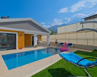 Fethiye Bozyer'de Çekirdek Ailelere Uygun, Özel Havuzlu, Şık Villa - 2