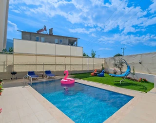 Fethiye Bozyer'de Çekirdek Ailelere Uygun, Özel Havuzlu, Şık Villa - 3