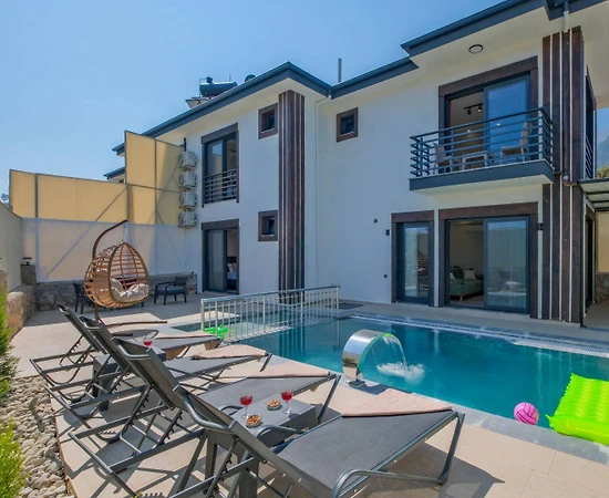 Fethiye Bozyer'de Doğa İle Baş Başa, Özel Havuzlu, 3+1 İkiz Villa - 1