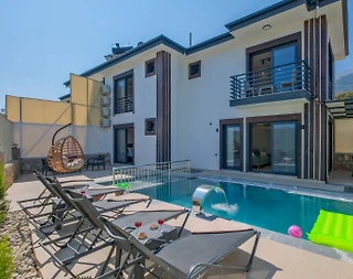 Fethiye Bozyer'de Doğa İle Baş Başa, Özel Havuzlu, 3+1 İkiz Villa - 1