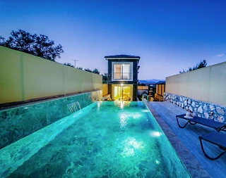 Fethiye Bozyer'de Sakin Doğada, Özel Havuzlu, Lüks Villa - 1