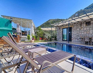 Fethiye Bozyer'de Sakin Konumda, Özel Havuzlu, Konforlu Villa - 3