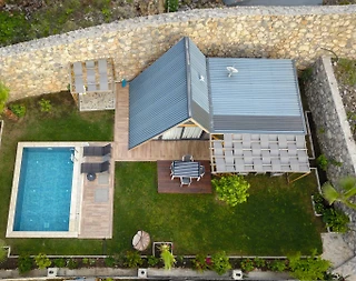 Fethiye Çalıca'da Geniş Bahçeli, Özel Havuzlu, 2+1 Bungalov - 1