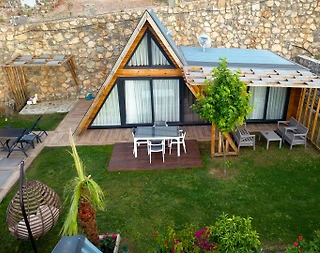 Fethiye Çalıca'da Geniş Bahçeli, Özel Havuzlu, 2+1 Bungalov - 3