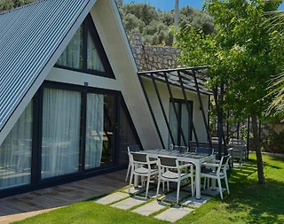 Fethiye Çalıca'da Geniş Bahçeli, Özel Havuzlu, 2+1 Bungalov - 5