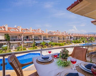 Fethiye Çalış'ta Denize Sıfır, Ortak Havuzlu, 3+1 Yazlık Daire - 2