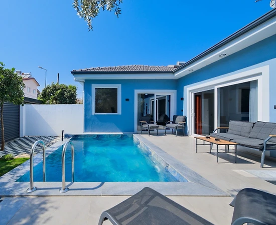 Fethiye Cami'de Çekirdek Ailelere Uygun, Özel Havuzlu, 2+1 Villa - 1