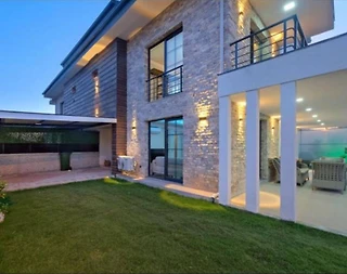 Fethiye Çamköy'de Geniş Bahçeli, Özel Havuzlu, İkiz Villa - 4