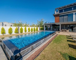 Fethiye Çiftlik'de Nezih Konumda, Kapalı Havuzlu, Lüks Villa - 4