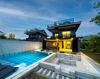 Fethiye Çiftlik'te Ferah Tasarımlı, Özel Havuzlu, Şık Villa - 5